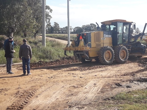 Mantenimiento en calles de tierra
