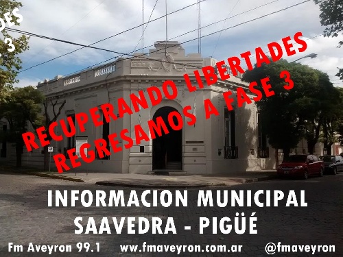 RECUPERANDO LIBERTADES,REGRESAMOS A FASE 3