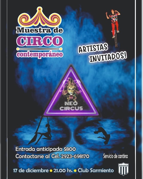 Muestra de Circo Contemporáneo en el Club Sarmiento