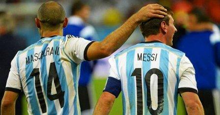 Lionel Messi alcanzó a Javier Mascherano en el record de presencias en Selección Nacional.