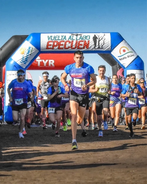 Este domingo se corre la 8va. edición de la Vuelta al Lago Epecuén