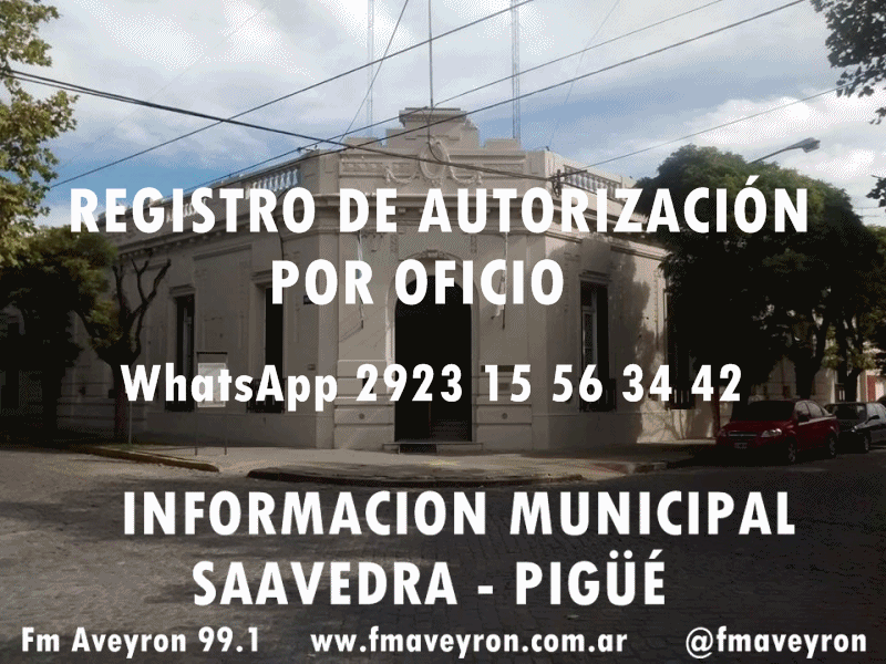 REGISTRO LOCAL DE AUTORIZACIÓN POR OFICIOS