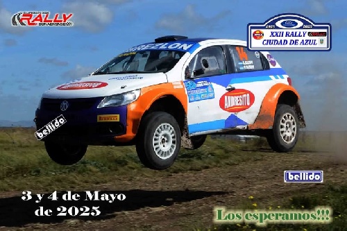 Se corre la 2da fecha del Rally Bonaerense del SO en Azul el venidero fin de semana., 