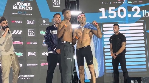 Alfredo Blanco perdió por Knock Out ante Omari Jones.  