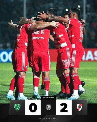 River Plate venció en Junín y por ahora quedó como puntero. 
