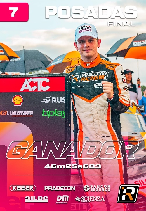 TC - Fritzler se quedó con la victoria en la final de Posadas.  