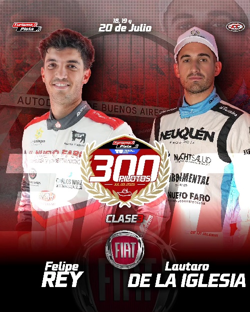 Turismo Pista - Felipe Rey se prepara para la carrera de los 300 pilotos. 