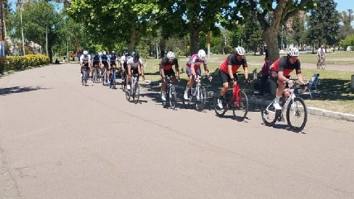 Ciclismo - Ricardo Ariel Piriz participó de la prueba del Parque 25 de Mayo.  