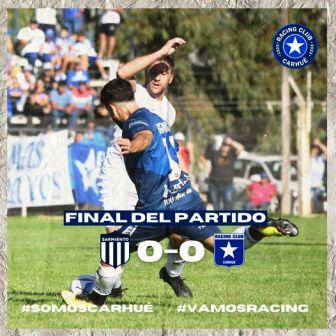 LRF - Empate con sabor a triunfo de Sarmiento ante Racing.  