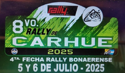 Con presencia de pilotos pigüenses se corre el 8vo Rally de Carhué.    